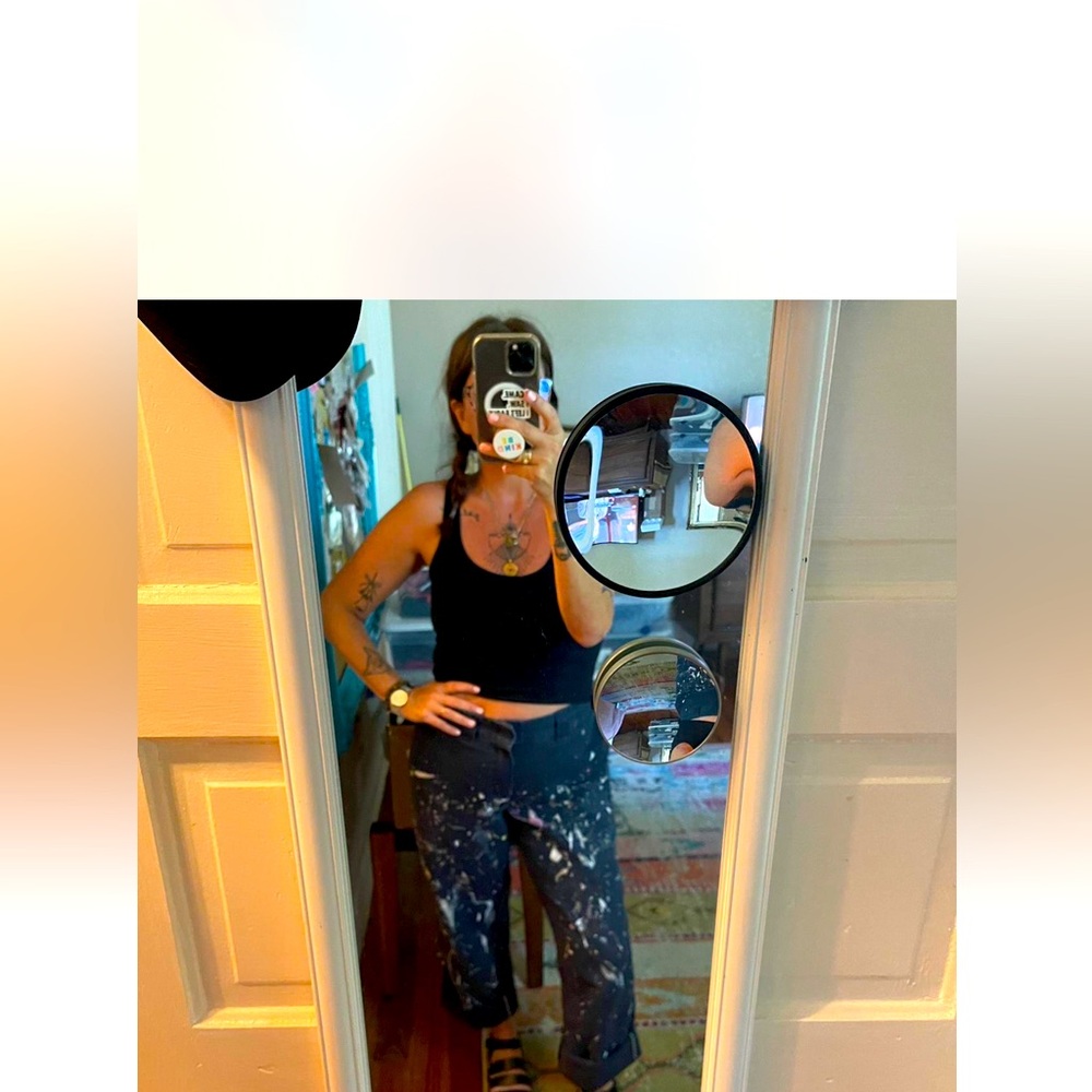 **vintage** painted dickies